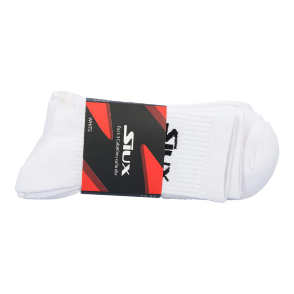 Siux 3-pack strumpor vita mediumhöga - Bild 2