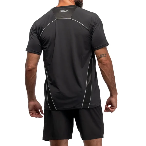 Siux Män Match 2024 Svart T-shirt - Bild 2