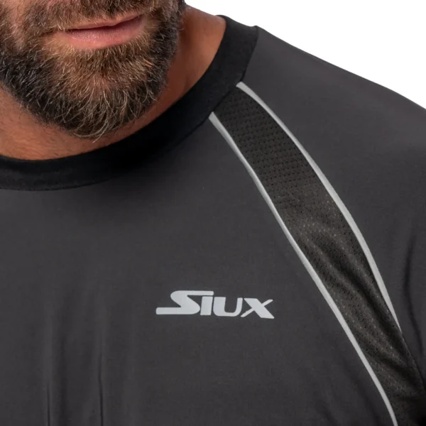 Siux Män Match 2024 Svart T-shirt - Bild 3