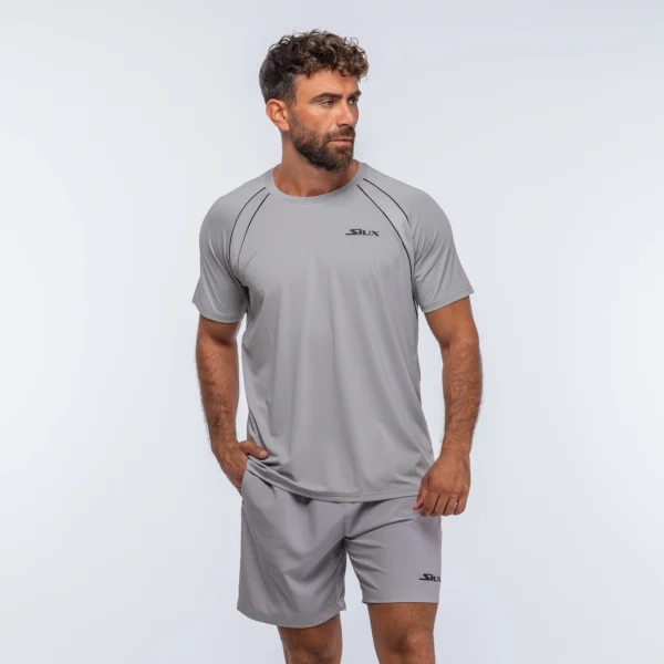 Siux T-Shirt Match Man 2024 Grå